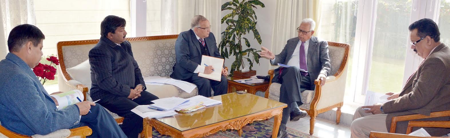 Governor reviews Power Sector